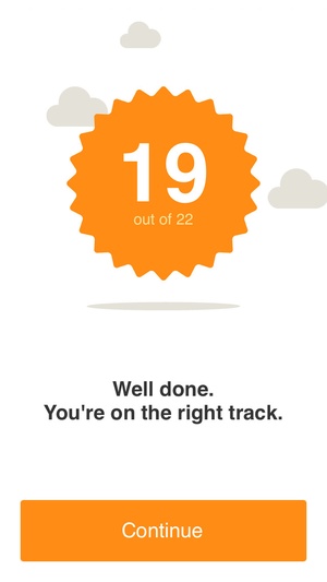 Screenshot Learn Russian with Babbel on iPhone