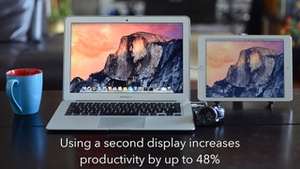 Screenshot Duet Display on iPhone