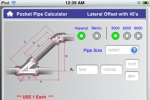 Screenshot Socket Pipe Calculator on iPhone