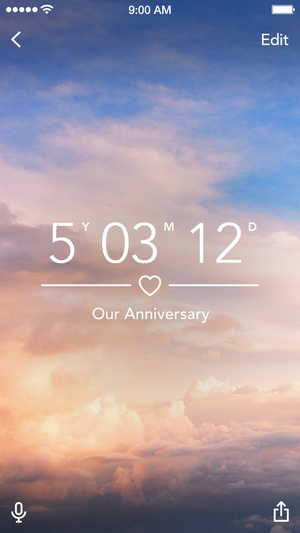 Screenshot Dreamdays Lite: Count Down to the Days that Matter on iPhone