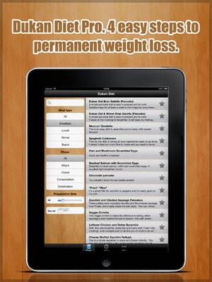 Screenshot Dukan Diet Pro on iPad
