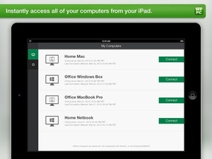 Screenshot GoToMyPC (Remote Desktop) on iPad