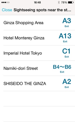 Screenshot Tokyo Subway Navigation for Tourists on iPhone