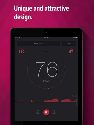 Screenshot dB Meter on iPad