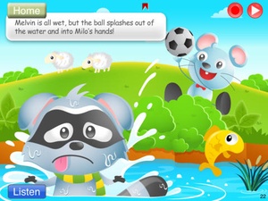 Screenshot Speech with Milo: Interactive Storybook on iPad