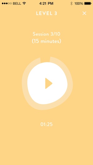Screenshot Headspace.com on iPhone
