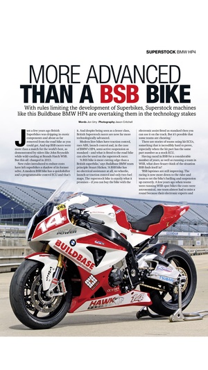 Screenshot Performance Bikes Magazine on iPhone