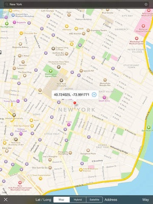 Screenshot We Maps 02 for Google Maps, Street View and Terrain Map on iPad
