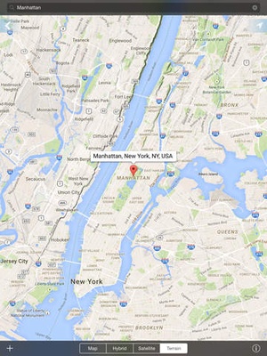 Screenshot We Maps 02 for Google Maps, Street View and Terrain Map on iPad