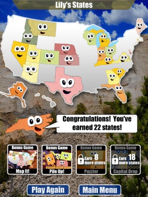 Screenshot Stack the States™ on iPad