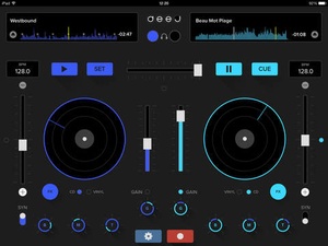 Screenshot deej on iPad