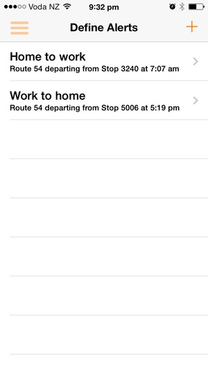 Screenshot Bus on iPhone