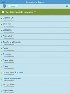 Screenshot English Conversation For Intermediate Learner on iPad