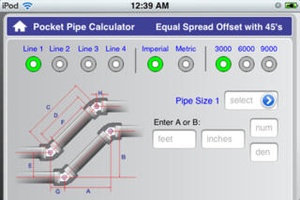 Screenshot Socket Pipe Calculator on iPhone