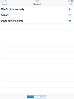 Screenshot Go gps app for navigators on iPad