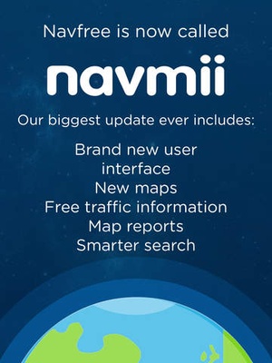 Screenshot Navmii GPS France: Navigation, Maps and Traffic (Navfree GPS) on iPad