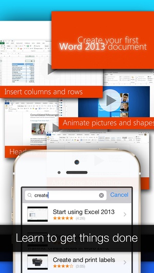 Screenshot Full Docs for Microsoft Office, Word, Excel, PowerPoint, Outlook & OneNote on iPhone