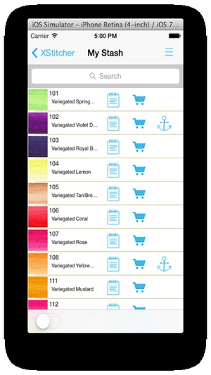 Screenshot XStitcher on iPhone