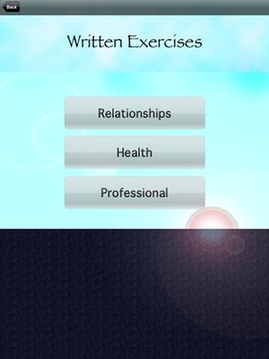 Screenshot ACT: Values on iPad