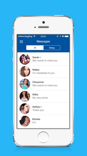 Screenshot Flirchi on iPhone