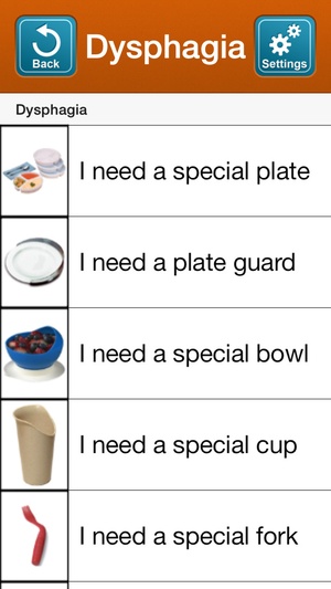 Screenshot SmallTalk Dysphagia on iPhone