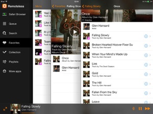 Screenshot Remoteless for Grooveshark (a Grooveshark Remote Control) on iPad
