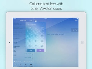 Screenshot Free Calling and Free Texting App, Cheap International Phone Calls and Messenger for iPhone, iPod and iPad by Voxofon on iPad