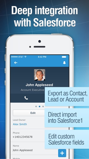 Screenshot Business Card Reader Pro on iPhone