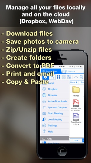 Screenshot iDocs for Office Word Documents & PDF Annotation & Forms on iPhone