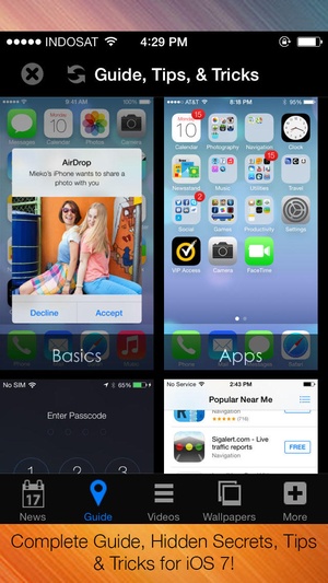 Screenshot GUIDE 360 for iOS 7 & iPhone 5s Users on iPhone