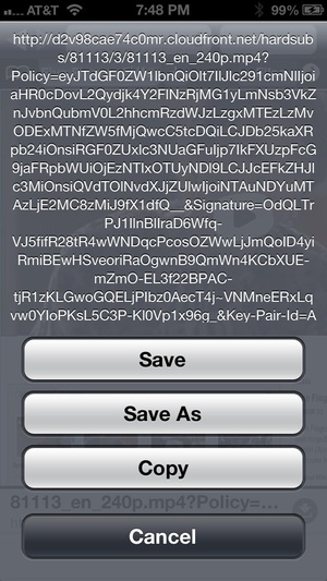 Screenshot Free Video Downloader on iPhone