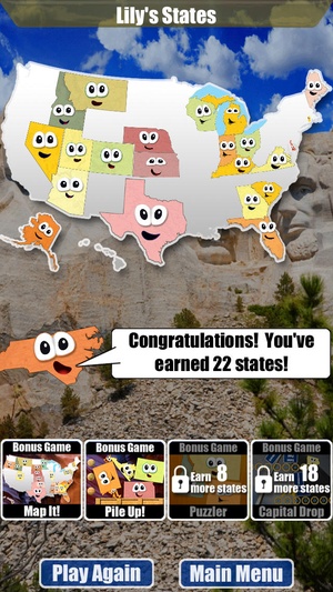 Screenshot Stack the States™ on iPhone