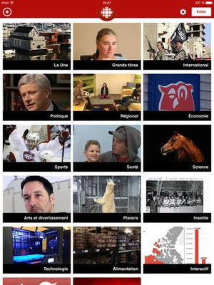 Screenshot Radio on iPad