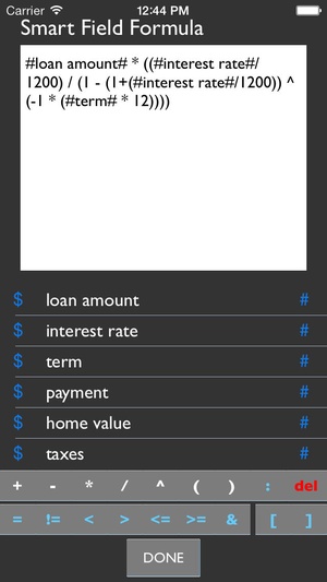 Screenshot Smart Forms on iPhone