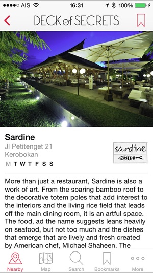 Screenshot Bali Secrets on iPhone