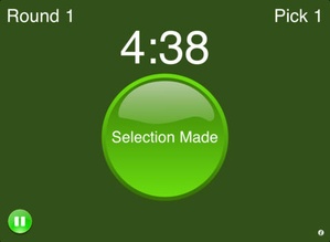 Screenshot Draft Timer on iPad