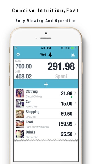 Screenshot My Wallet+ Savings Goals on iPhone