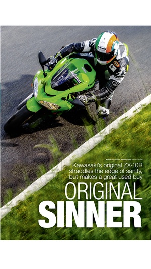 Screenshot Performance Bikes Magazine on iPhone
