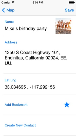 Screenshot Go gps app for navigators on iPhone