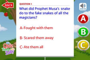 Screenshot Quiztime with Zaky 1 on iPhone