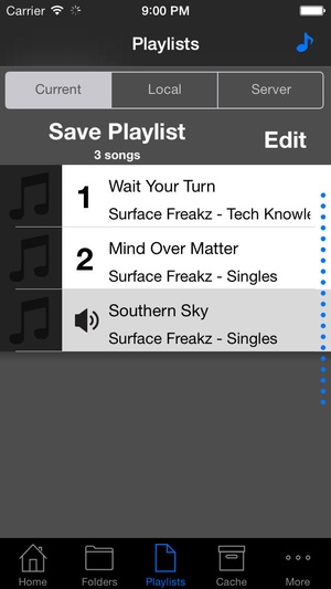 Screenshot iSub Music Streamer on iPhone