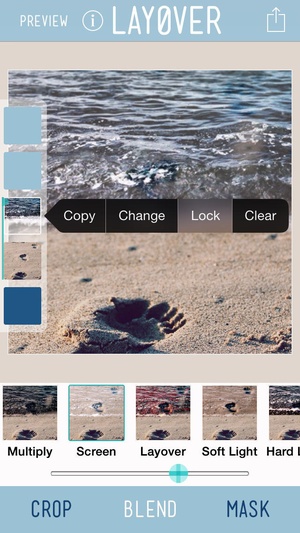 Screenshot Layover on iPhone