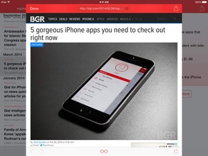 Screenshot Gist on iPad