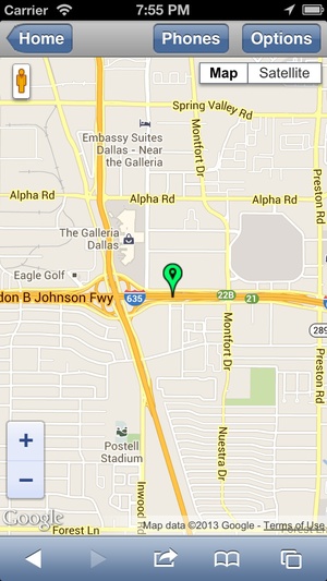 Screenshot GPS Location Tracker for iPhone and iPad on iPhone