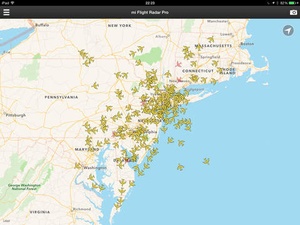 Screenshot mi Flight Radar Lite on iPad