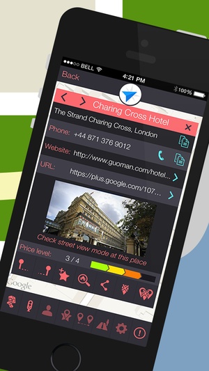 Screenshot GPS Navigation for Google Maps on iPhone