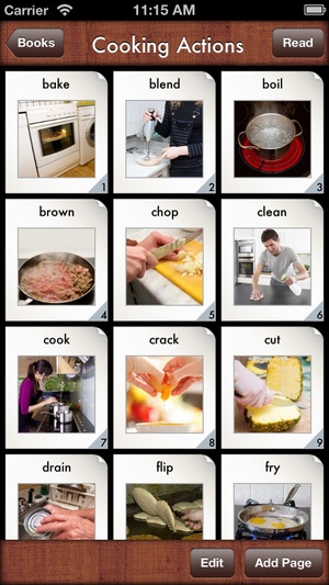 Screenshot i Get... Cooking Vocabulary and Create Recipe Photo Sequence Books on iPhone
