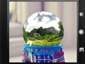 Screenshot Fish Eye Camera on iPad