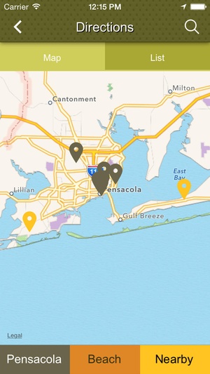 Screenshot EAT Pensacola, FL on iPhone