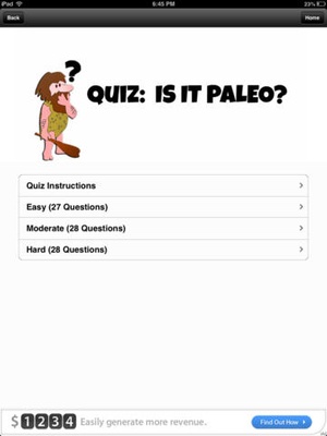 Screenshot A Beginner's Guide to Paleo on iPad